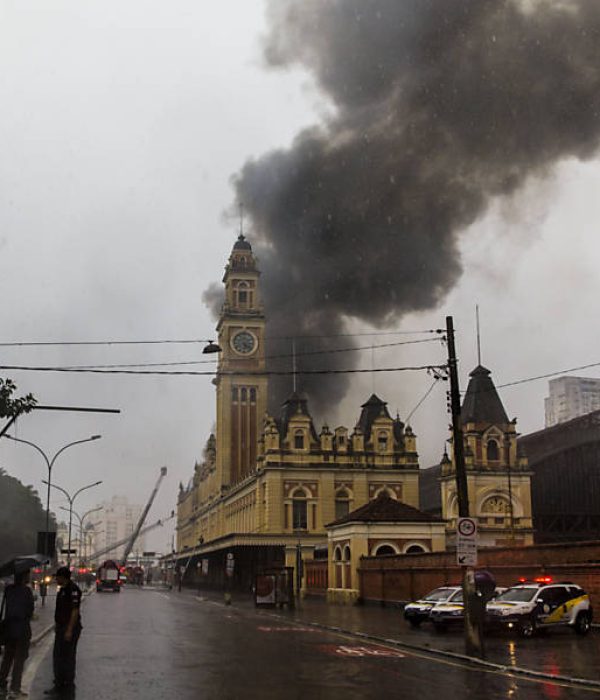 Vista aérea del museo. (Foto: Adriano Vizoni Folhapress.)