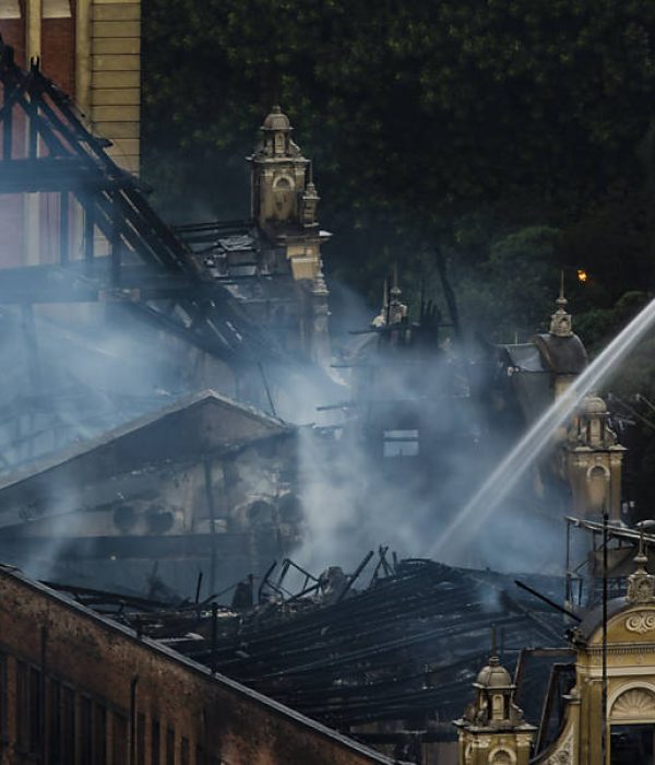 Vista aérea del museo. (Foto: Adriano Vizoni Folhapress.)