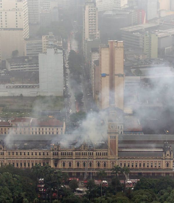 Vista aérea del museo. (Foto: Avener Prado, Folhapress.)