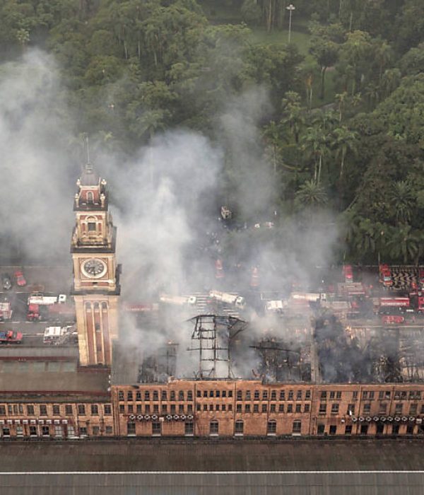 Vista aérea del museo. (Foto: Avener Prado, Folhapress.)