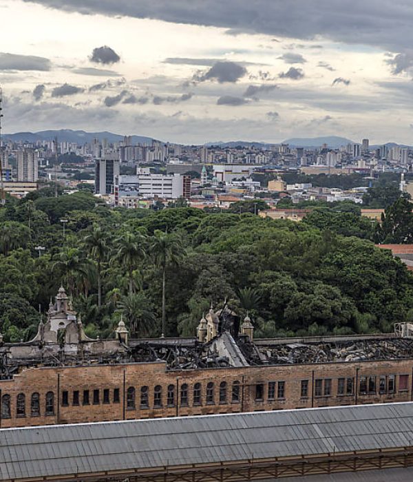 Vista aérea del museo. (Foto: Marlene Bergamo, Folhapress.)